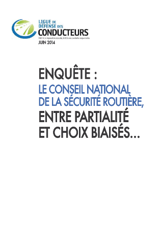 Baisse de la vitesse : le Conseil National de la Sécurité Routière,  entre partialité et choix biaisés Image